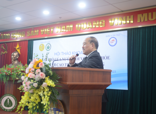 VIỆN IEP TỔ CHỨC HỘI THẢO “VAI TRÒ CỦA NƯỚC ĐỐI VỚI SỨC KHOẺ NGƯỜI CAO TUỔI VÀ CỘNG ĐỒNG”