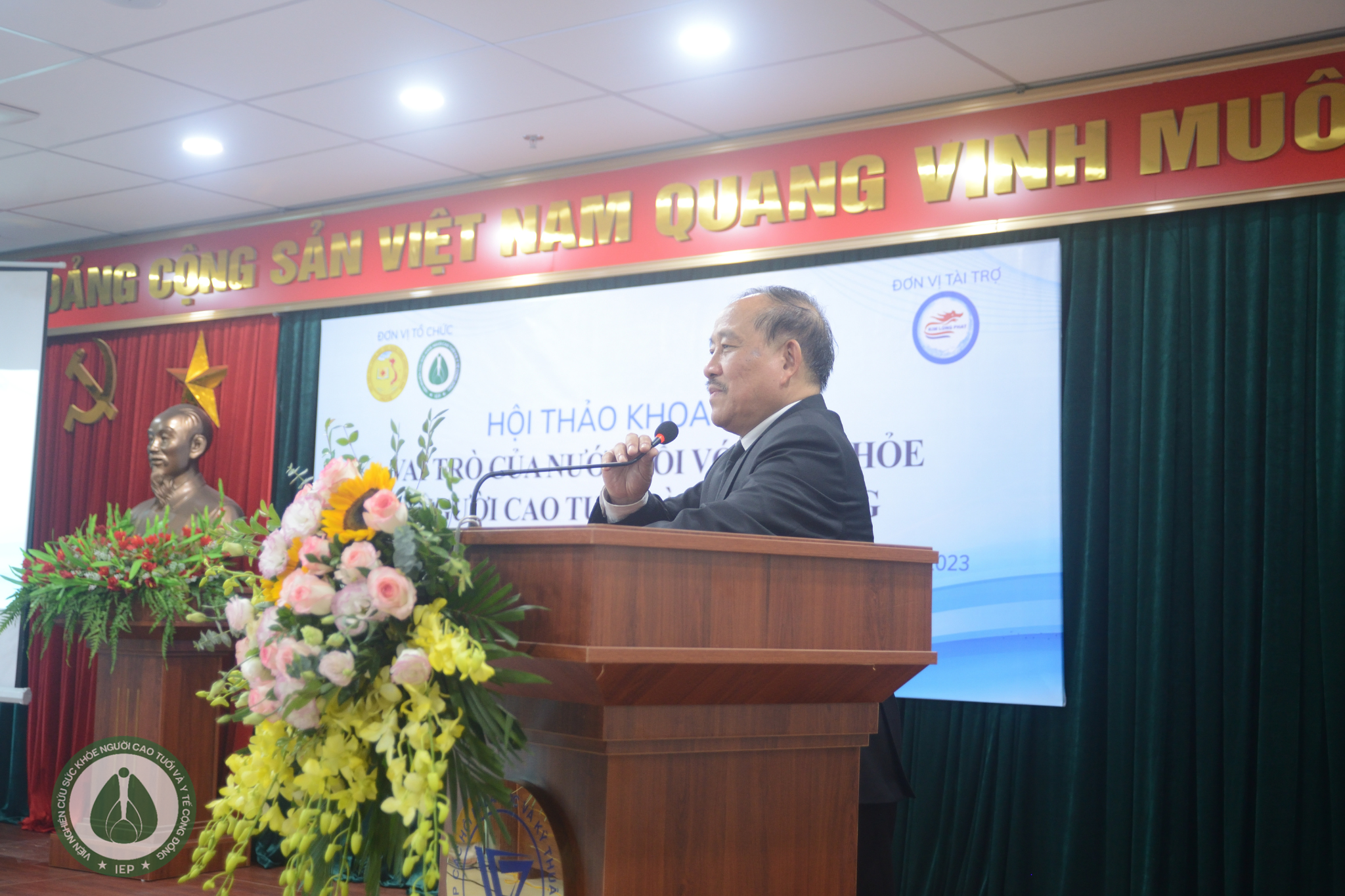 VIỆN IEP TỔ CHỨC HỘI THẢO “VAI TRÒ CỦA NƯỚC ĐỐI VỚI SỨC KHOẺ NGƯỜI CAO TUỔI VÀ CỘNG ĐỒNG”