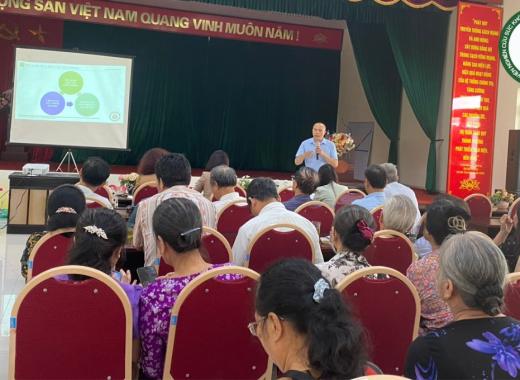 VIỆN IEP TỔ CHỨC TẬP HUẤN CÔNG TÁC HỘI NGƯỜI CAO TUỔI 2023 CHO CÁC XÃ HUYỆN GIA LÂM, HÀ NỘI