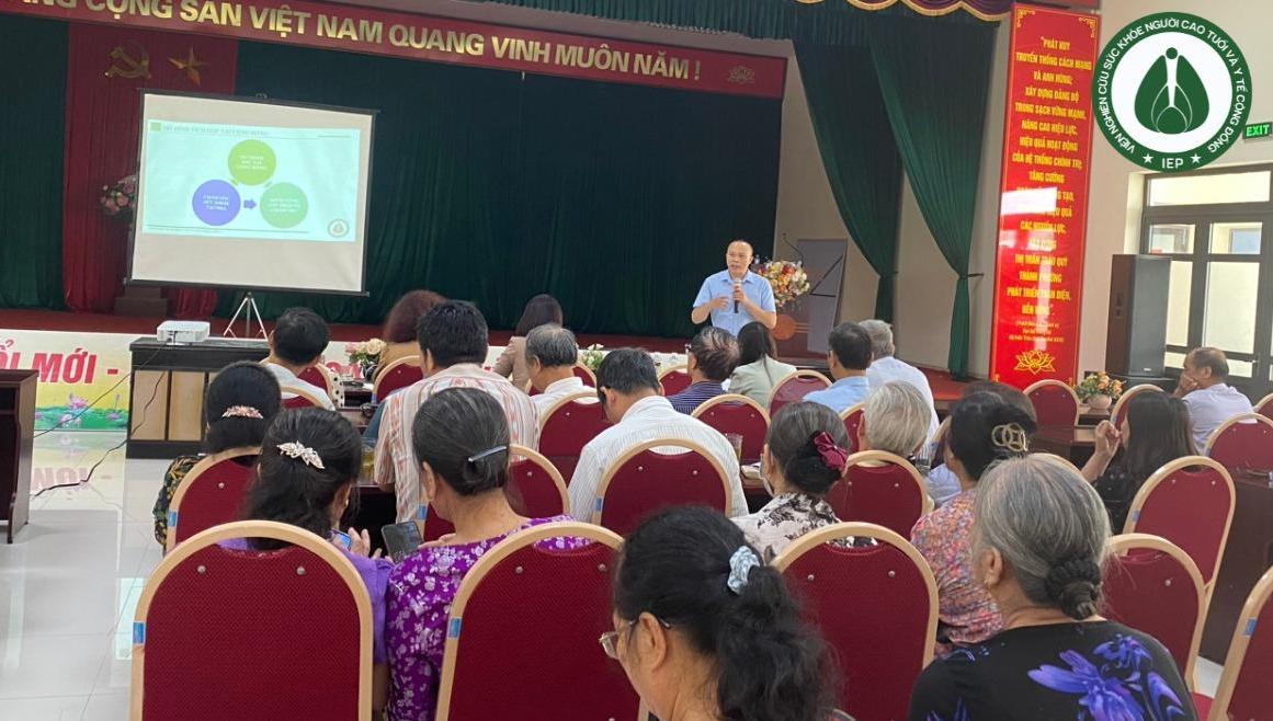 VIỆN IEP TỔ CHỨC TẬP HUẤN CÔNG TÁC HỘI NGƯỜI CAO TUỔI 2023 CHO CÁC XÃ HUYỆN GIA LÂM, HÀ NỘI