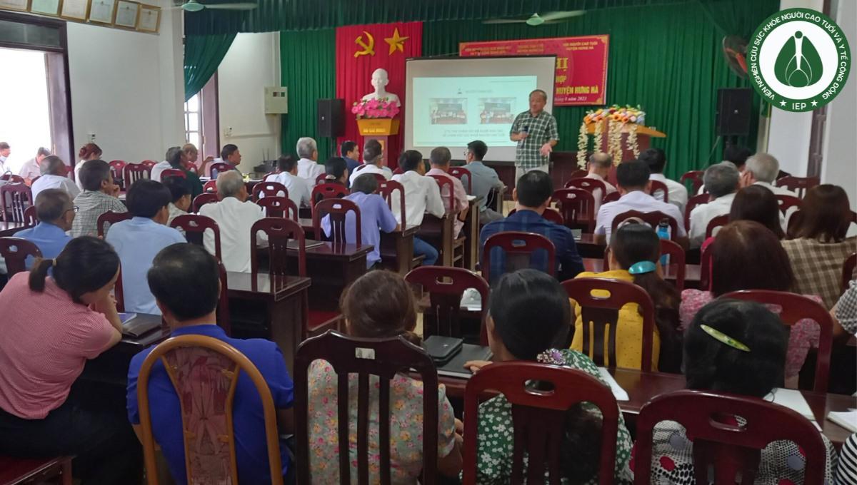 CÔNG BỐ KẾ HOẠCH PHỐI HỢP CHĂM SÓC SỨC KHOẺ NGƯỜI CAO TUỔI GIỮA HUYỆN HƯNG HÀ VÀ VIỆN IEP