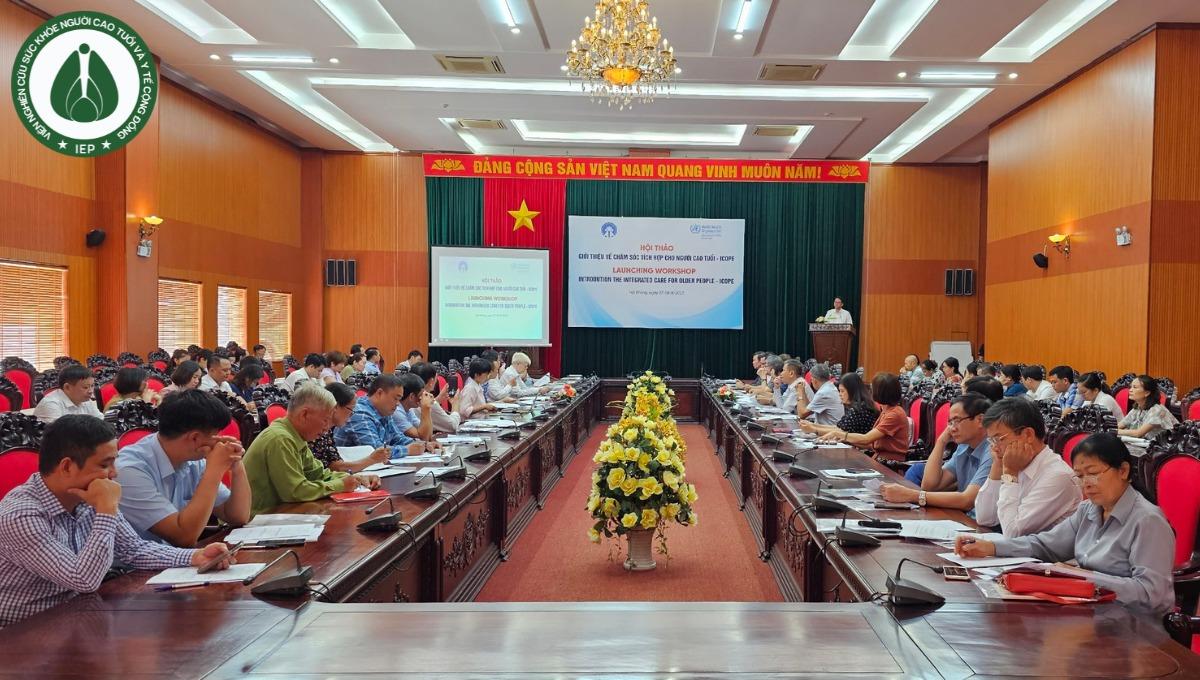 VIỆN IEP THAM GIA HỘI THẢO TÍCH HỢP CHĂM SÓC SỨC KHOẺ NGƯỜI CAO TUỔI ICOPE TẠI HẢI PHÒNG