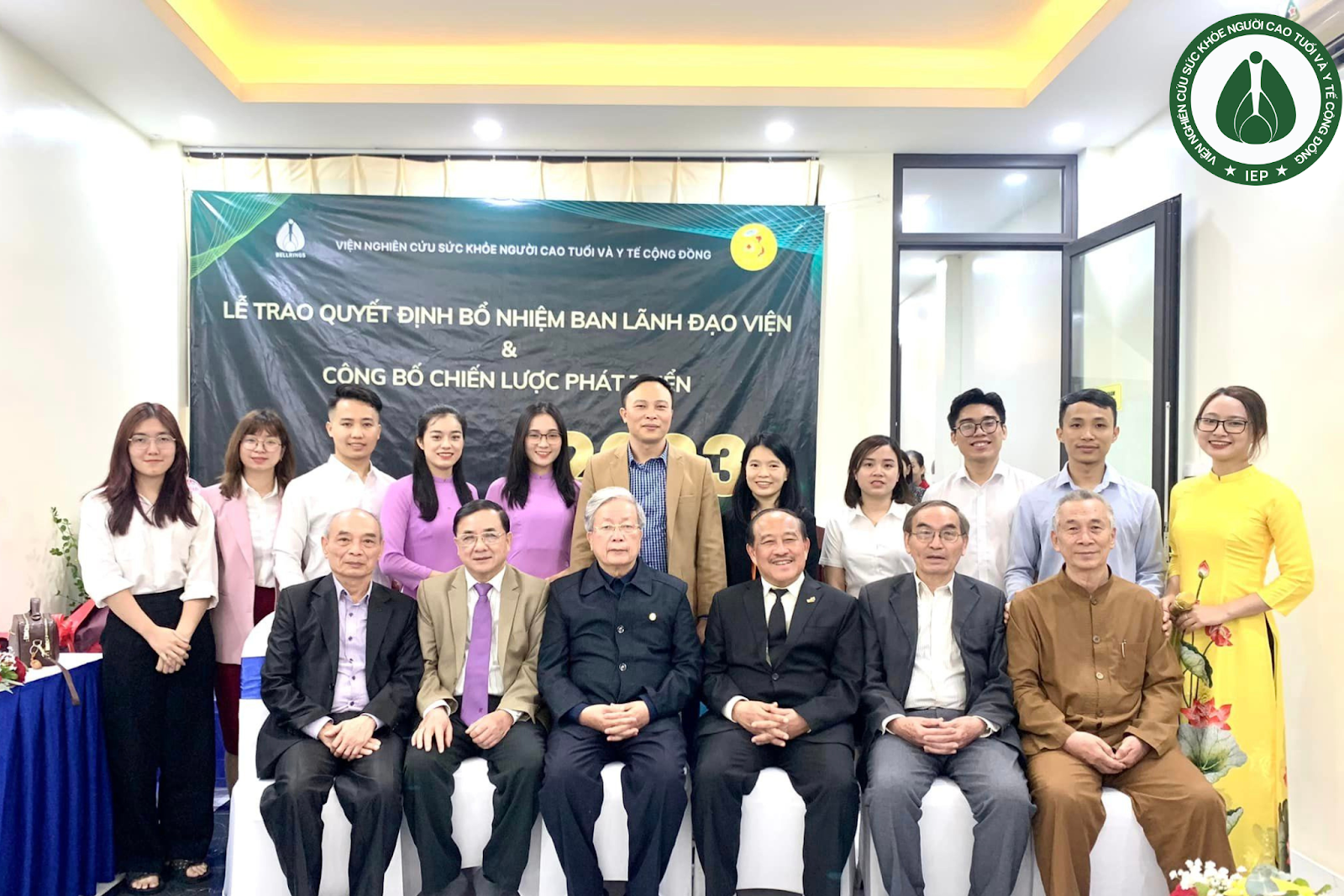 LỄ TRAO QUYẾT ĐỊNH BỔ NHIỆM BAN LÃNH ĐẠO VIỆN IEP VÀ TRIỂN KHAI CHIẾN LƯỢC PHÁT TRIỂN NĂM 2023