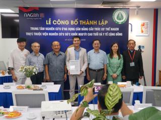 LỄ CÔNG BỐ THÀNH LẬP TRUNG TÂM NGHIÊN CỨU ỨNG DỤNG CÂN BẰNG CẤU TRÚC CƠ THỂ NAGEN